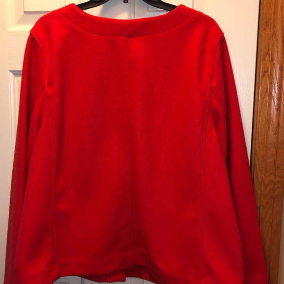 Croft & Barrow collarless knit jacket cardigan NWT Size 1X Plus Sized - Picture 5 of 16